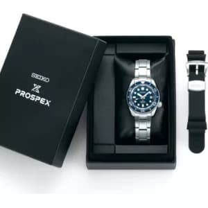 Image of Seiko Prospex Marine Master 'MM300' Diver's Automatic Blue Ocean Dial Silver Stainless Steel Mens Watch SLA023J1 RRP £2800
