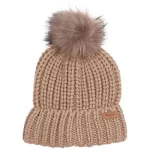 Image of Barbour Womens Saltburn Beanie Mink One