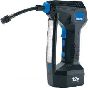 Image of Draper DA12/151 12v Cordless Air Compressor and LED Worklight 1 x 1.5ah Li-ion Charger Bag