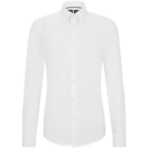 Image of Boss Hank Kent Slim Fit Shirt - White