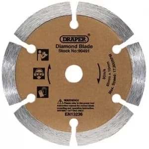 Image of Draper Segmented Diamond Blade, 85mm