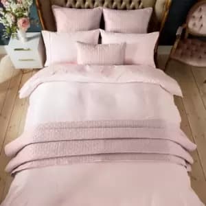 Image of Ted Baker 250 Thread Count Plain Dye Single Duvet Cover, Soft Pink