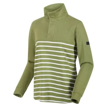 Image of Regatta Camiola II Over head Fleece - GrnFiel/WhSt