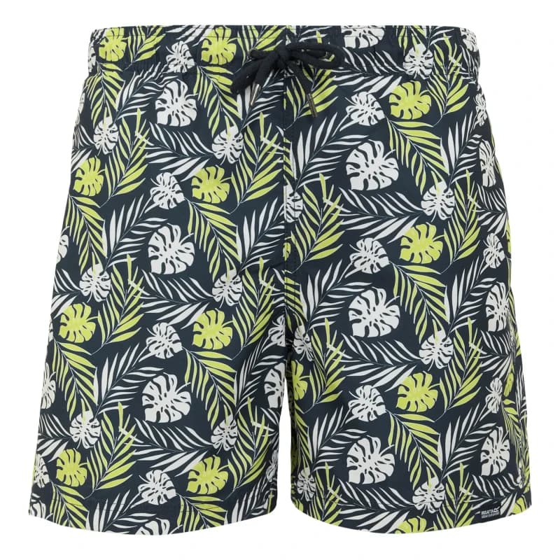 Image of Regatta Loras Swim Short Navy Leaf male XXL