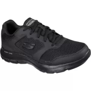 Image of Skechers Mens Flex Advantage 4.0 Wide Leather Trainers UK Size 10 (EU 45)