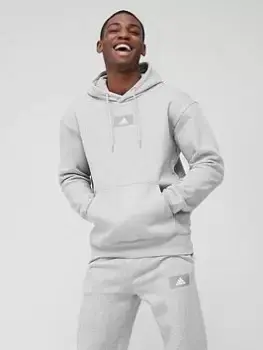Image of adidas Feel Vivid Hoodie - Grey Size XL Men