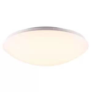 Image of Ask 41cm LED Dimmable Flush Ceiling Light White, 3000K