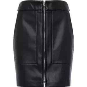 Image of French Connection Crolenda Mini Skirt - Black