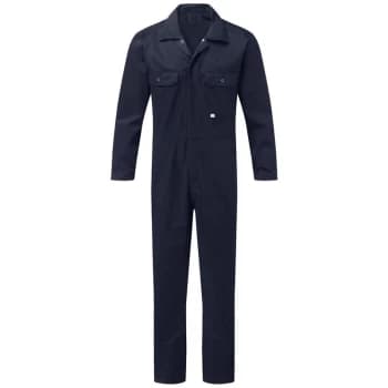 Image of 344-NVY-46 344 Stud Front Coverall Navy Blue - 46 - Fort