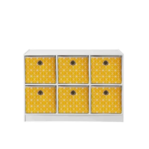 Image of Lloyd Pascal 6 Cube With 6 X Geometric Storage Boxes