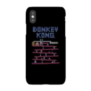Image of Nintendo Donkey Kong Retro Phone Case - iPhone X - Snap Case - Gloss