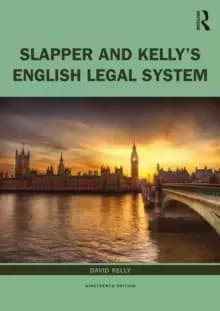 Image of Slapper and Kelly's The English Legal System