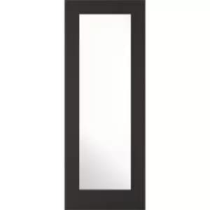 Image of Diez - Black - Clear Glazed Internal Door - 1981 x 762 x 35mm