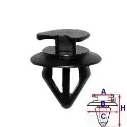 Image of ROMIX Clip BMW B26989