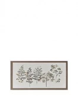 Image of Graham & Brown Set Of 2 Autumn Falls Framed Canvas With Stitched Embellishment