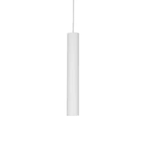 Image of Tube LED 1 Light Slim Ceiling Pendant White