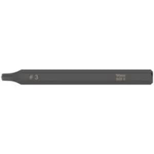 Image of Wera 868 S Square Head Socket Bit for Impact Screwdrivers: # 3 x 70 mm - N/A