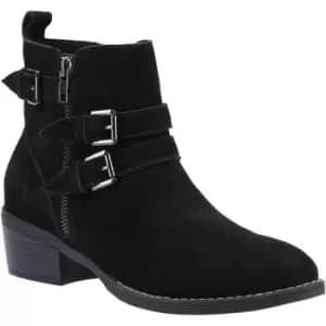 Image of Hush Puppies Womens Jenna Suede Zip Up Ankle Boots UK Size 3 (EU 36)
