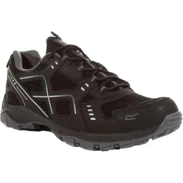 Image of Regatta Mens Vendeavour Lace Up Waterproof Walking Shoes UK Size 11 (EU 46) Black/Granit RMF785-9V8-11