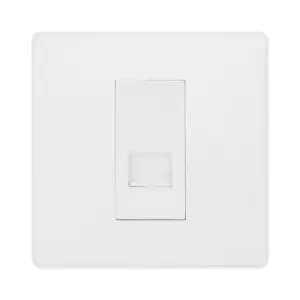 Image of BG Evolve Pearl White Single Master Telephone Socket - PCDCLBTM1W