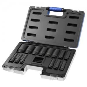 Image of Expert by Facom 14 Piece 1/2" Drive Deep Hex Impact Socket Set Metric 1/2"