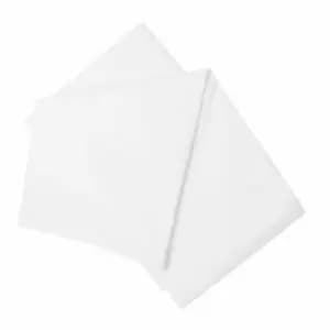 Image of Belledorm Brushed Cotton Extra Deep Fitted Sheet (Narrow Double) (White)
