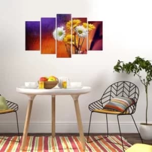 Image of 5PMX-064 Multicolor Decorative MDF Painting (5 Pieces)