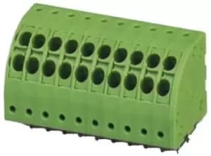 Image of Phoenix Contact Ptda 1,5/4-3.5 Terminal Block, Wire To Brd, 4Pos, 16Awg