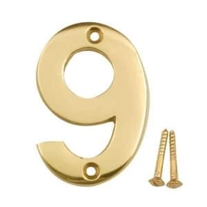 Image of Brass House Number 9