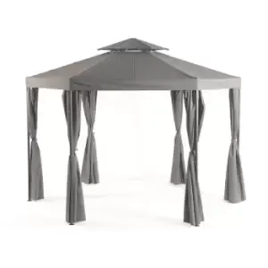 Image of Suntime 3.4m Steel Hexagonal Gazebo