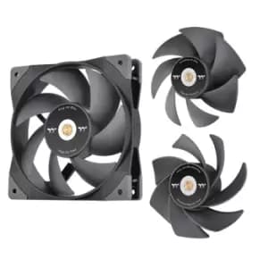 Image of Thermaltake SWAFAN GT12 Computer case Air cooler 12cm Black 3 pc(s)