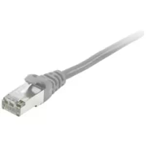 Image of Equip 605502 RJ45 Network cable, patch cable CAT 6 S/FTP 3m Grey gold plated connectors