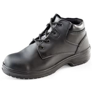 Image of Click Footwear Ladies Chukka Boot PU Leather Size 3603 Black Ref