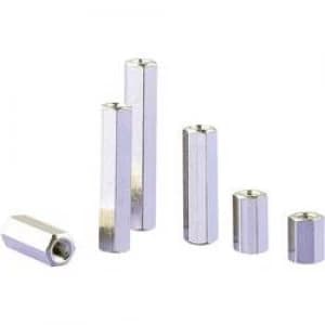 Image of Spacer 2x Internal thread M3 Brass Distance 10 mm