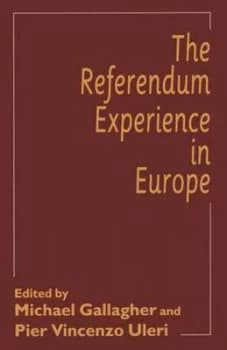 Image of The Referendum Experience in Europe by Pier Vincenzo Uleri Paperback