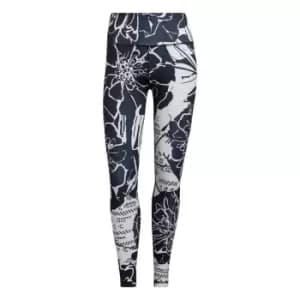 Image of adidas Optime Superher Training 7/8 Tights Womens - Black