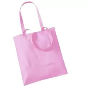 Image of Westford Mill Promo Bag For Life - 10 Litres (Pack Of 2) (One Size) (Classic Pink)