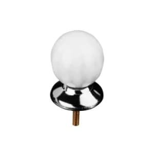 Image of Retro Style White Ceramic Drawer Knobs