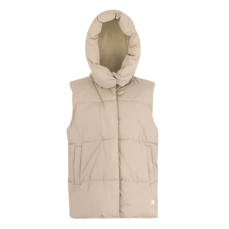Image of Womens sleeveless hooded down jacket Regatta Kelse Beige Female 42