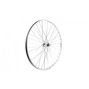 Image of Wilkinson Wheel 700c Road Silver Solid Axle Front Wheel (21mm)