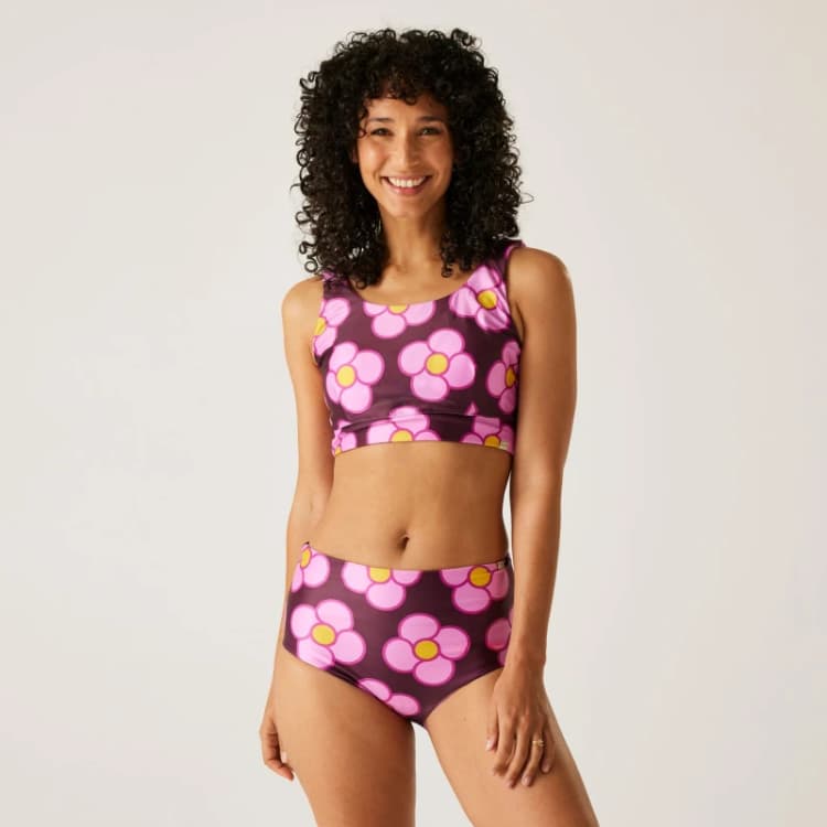 Image of Regatta Womens Orla Bikini Set in Pink Size: 8 Pink Female 8