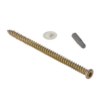 Image of ForgeFix Concrete Frame Screw Torx Compatible High-Low Thread ZYP 7.5 x 202mm Box 100