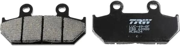 Image of TRW Organic Allround MCB624 Brake pad set Brake Pad Set, disc brake (402)