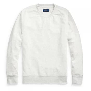Image of Polo Ralph Lauren Fleece Crew Sweatshirt - Heather Grey