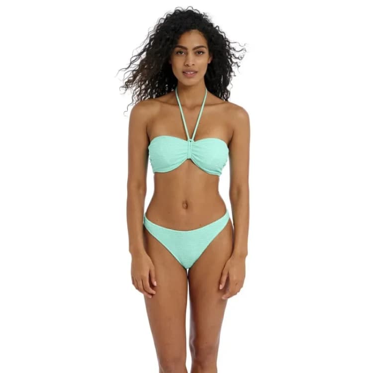 Image of Freya Womens underwired bandeau bra Freya Ibiza Waves Bleu Female 85F