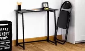 Image of Robust Wooden Desk: White