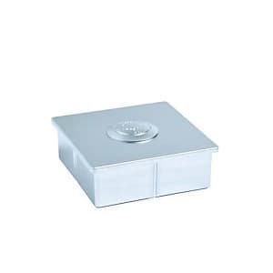Image of Axxys Dek Post Cap Silver 100 x 100 x 35mm