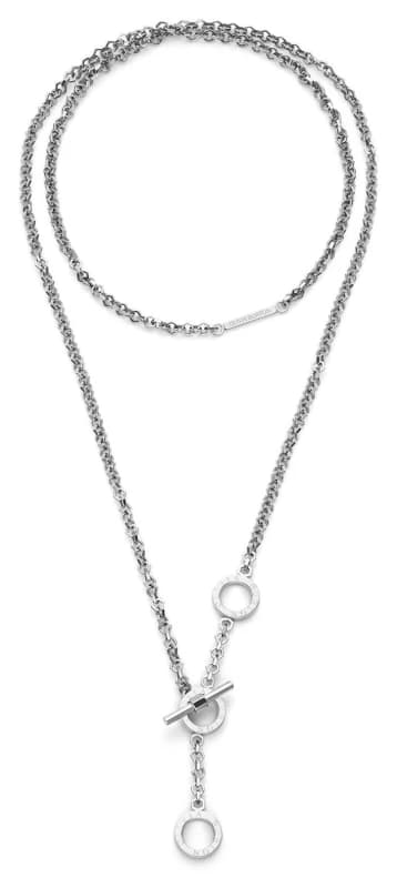 Image of Olivia Burton Stainless Steel Double Layer Necklace