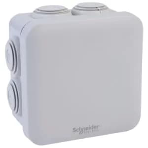 Image of Schneider Electric ENN05004 IP55 Junction Box Grey 80x80x45mm