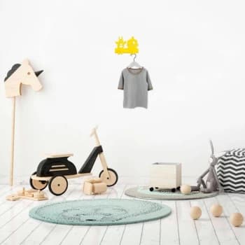 Image of Cute Things 2 - Yellow Yellow Metal Wall Hook